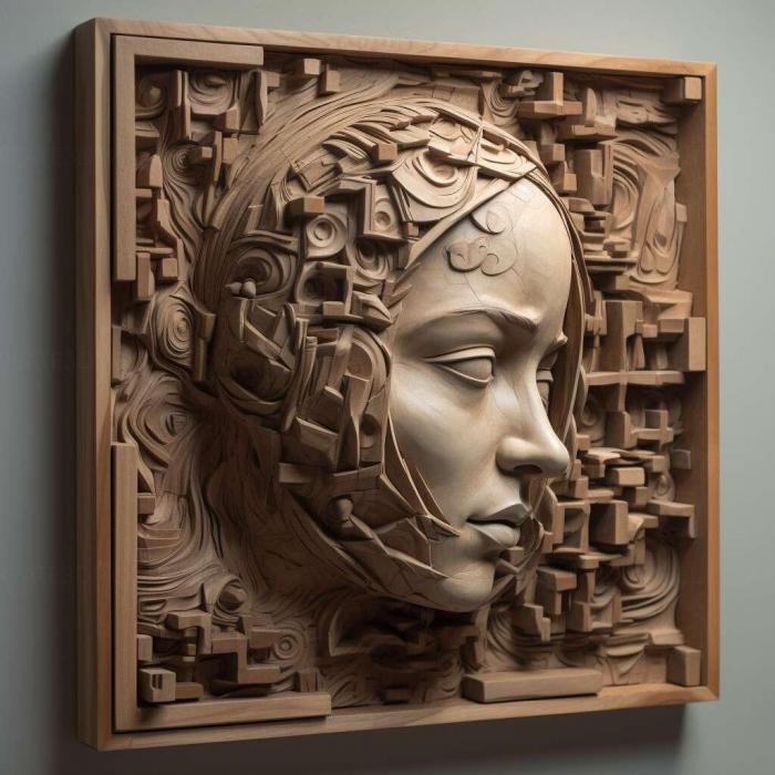 نموذج ثلاثي الأبعاد لآلة CNC 3D Art 